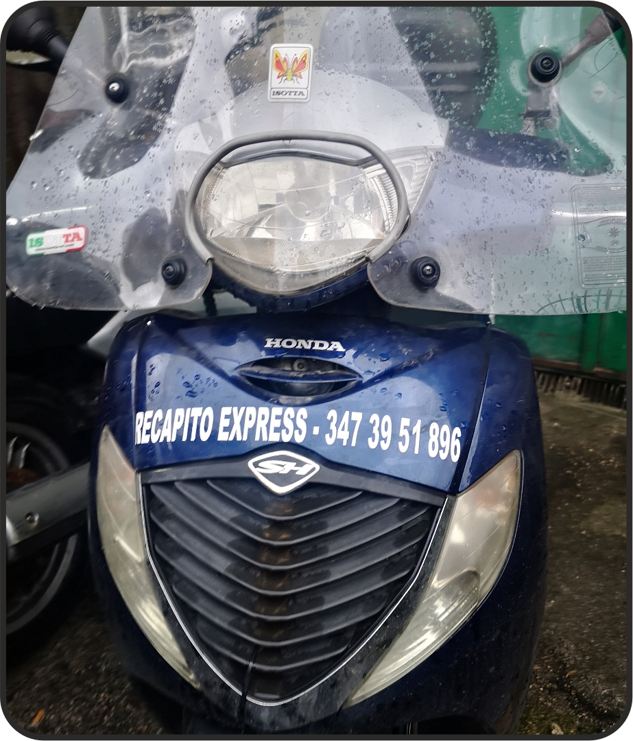 servizio motorecapiti napoli flotta scooter Sh